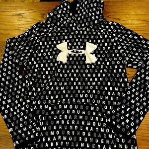 Girls size youth large Under Armour hooded sweatshirt